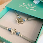 Conjunto CRUZ TREVI - Collar y pulsera